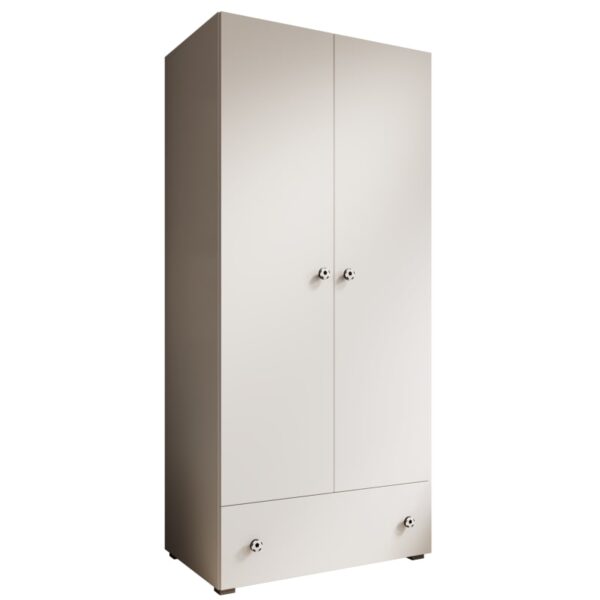 Emily ajtós szekrény focilabdával ellátott fogantyúval