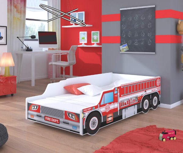 FIRE TRUCK matraccal ágy