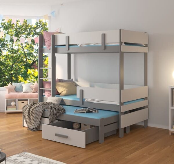 Háromszemélyes emeletes ágy ETAPO