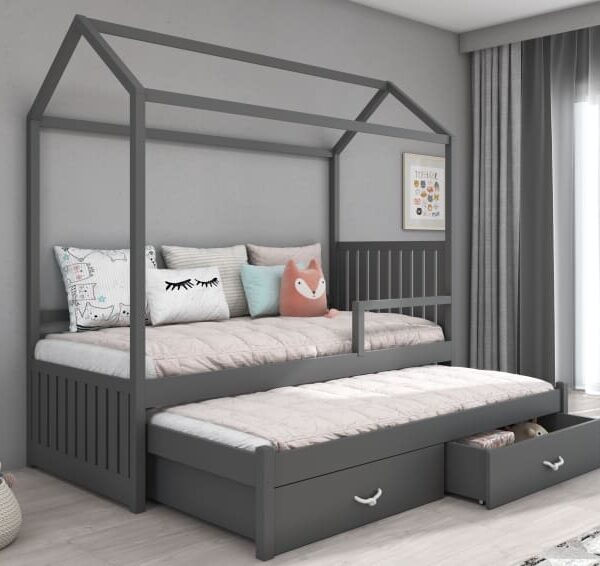 Kisház ágy korláttal JONASZEK