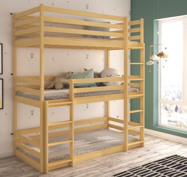 TEDRO háromszemélyes emeletes ágy