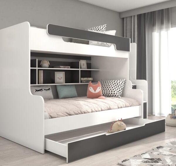 HARELL lépcsős emeletes ágy