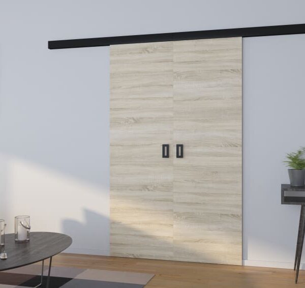 TOPPO Két ajtós falra szerelhető tolóajtó