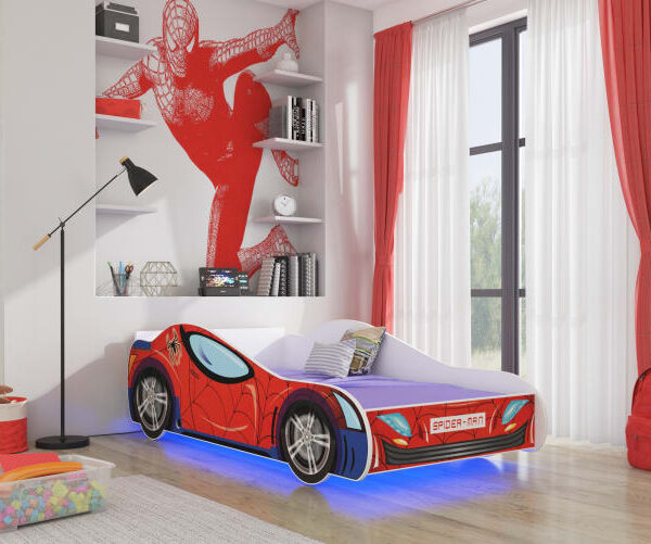 LED SPIDER matraccal és világítással ágy