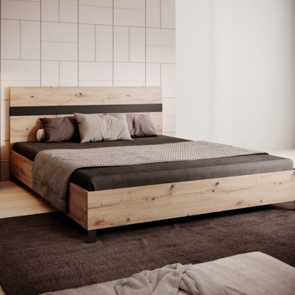 Kétszemélyes ágy kerettel MALEN