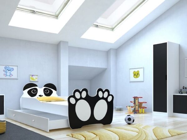 Ágy matraccal BEAR BLACK