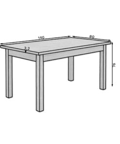 Alternative view of Összecsukható asztal RODOS 7