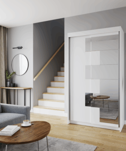 Tolóajtós szekrény tükörrel SHALVA 120