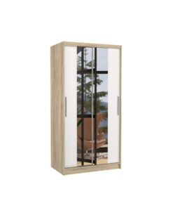 Alternative view of Biztonsági tükrös tolóajtós szekrény DRAGONIS 100