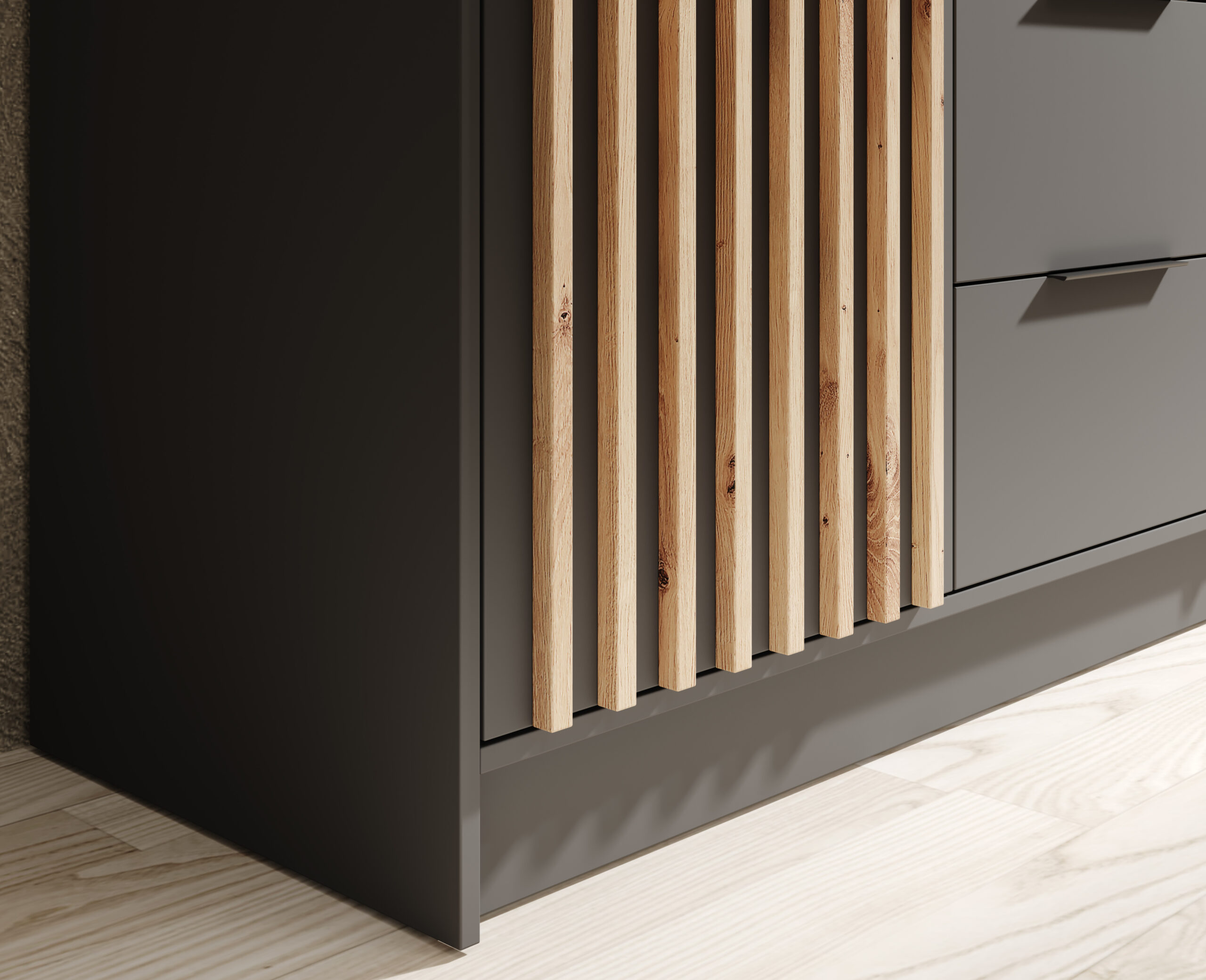 Neri billenő szekrény tükrökkel - Image 3