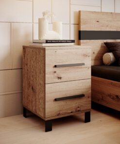 Éjjeliszekrény fiókokkal MALEN