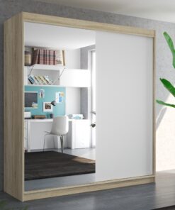 Üveges tolóajtós szekrény DELLA 200